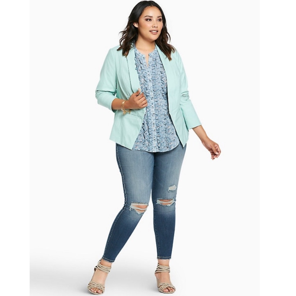 Torrid Open Front Boyfriend Blazer